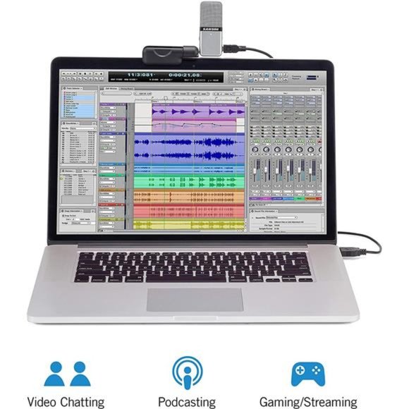 Samson SAGOMIC Go Mic Portable USB Condenser Microphone,White - Picture 3 of 6